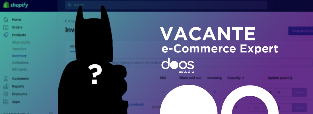 Vacante eCommerce Shopify setup