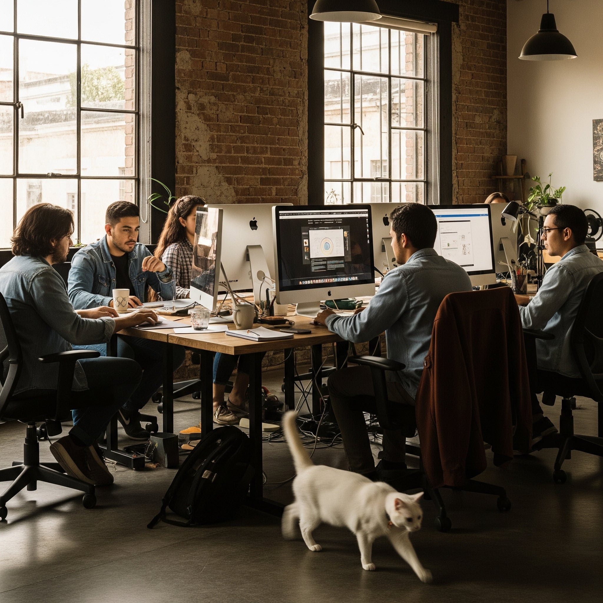 Equipo de expertos en Shopify trabajando en una agencia eCommerce en México, desarrollando tiendas en línea para marcas.